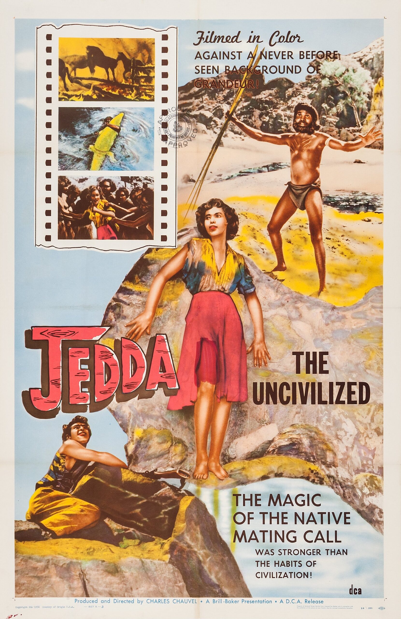 Film poster of Jedda, Top Must-Watch Movies filmed in the Northern Territory