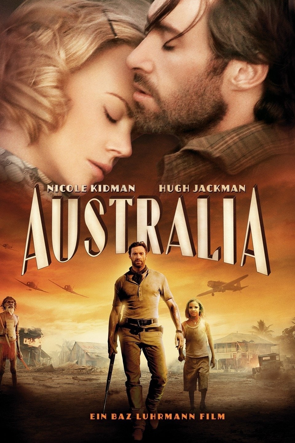 Australia film poster, one of the best films set in Darwin