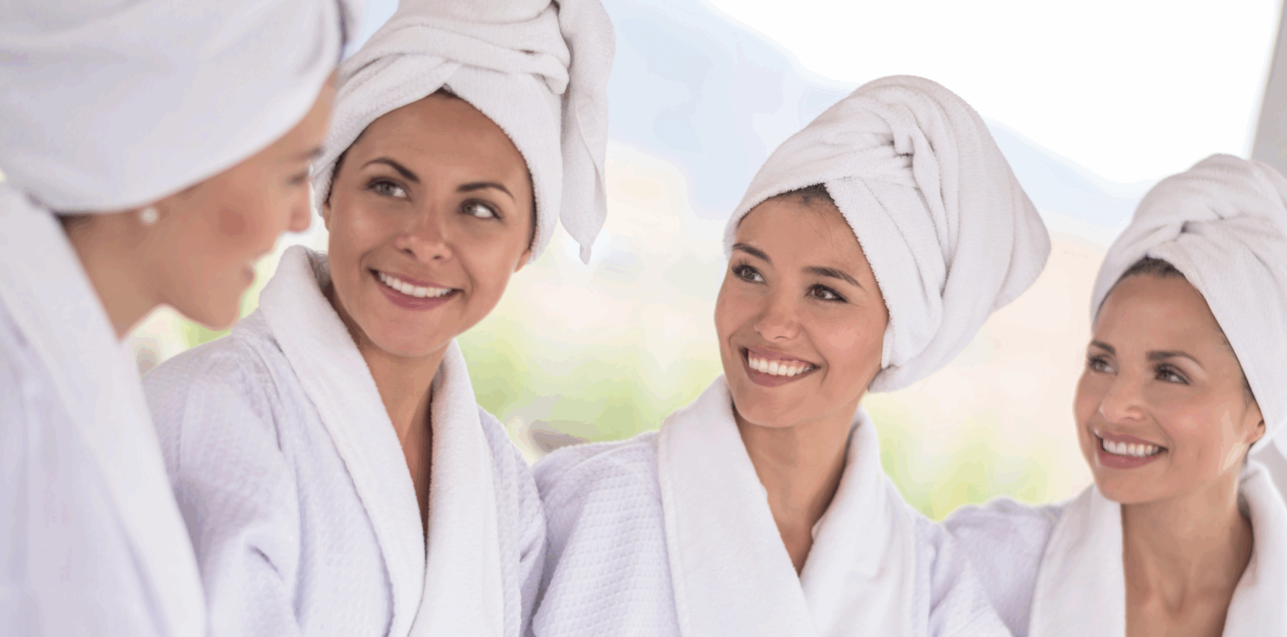 Women sitting in robes at a Darwin Wellness Retreat
